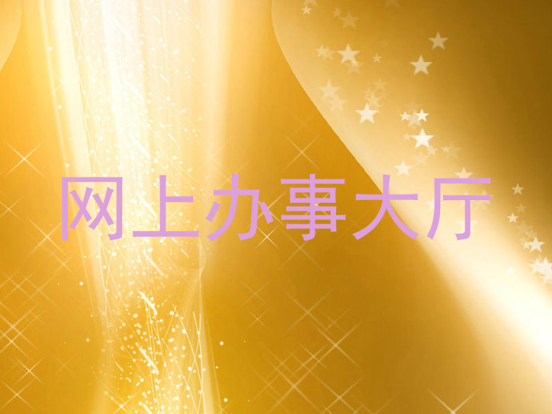 网上办事大厅