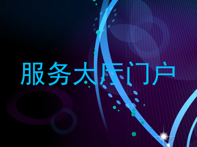 服务大厅门户