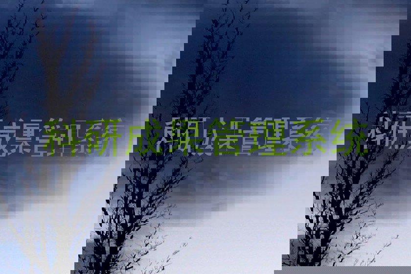 科研成果管理系统