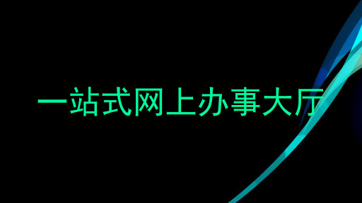 一站式网上办事大厅