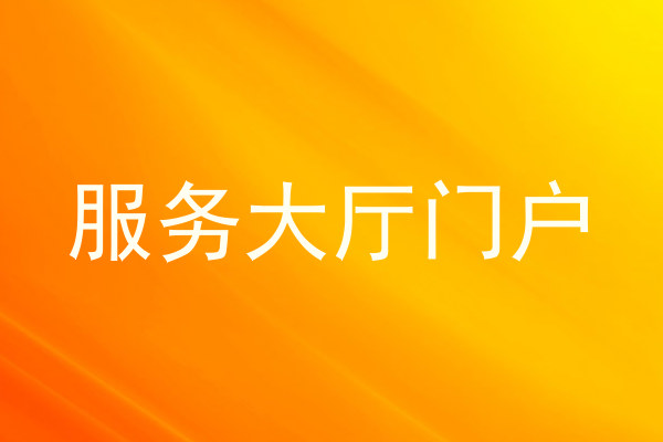 服务大厅门户