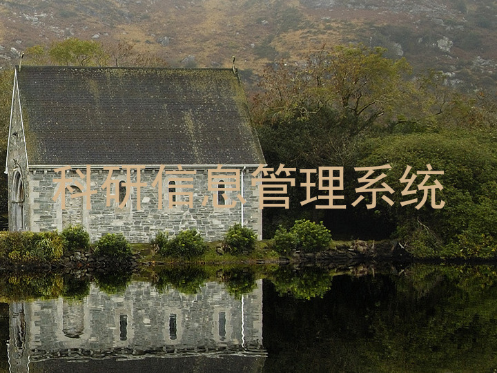 科研信息管理系统