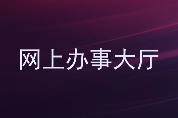 网上办事大厅