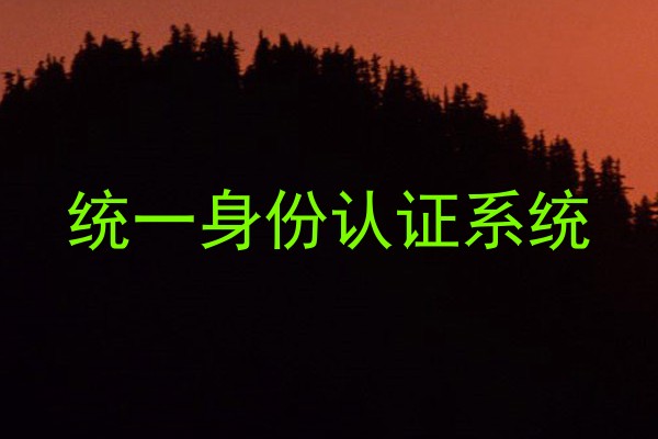 统一身份认证系统