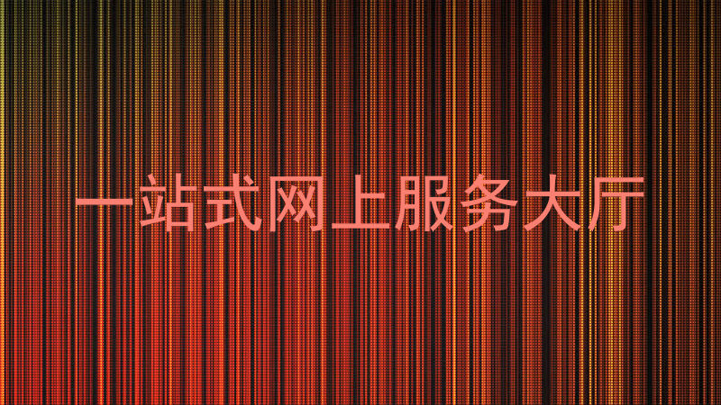 一站式网上服务大厅