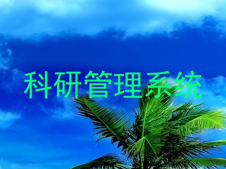 科研管理系统
