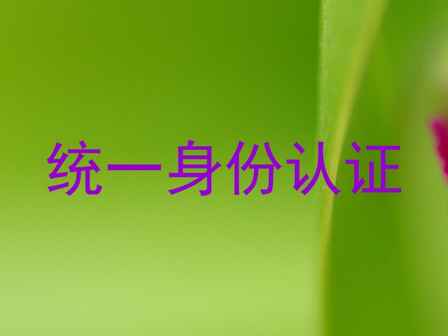统一身份认证