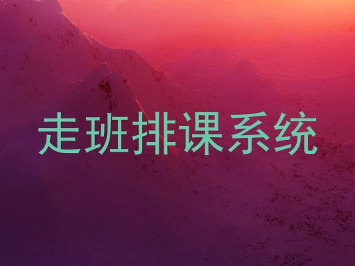 走班排课系统
