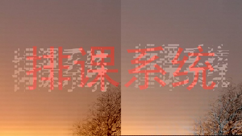 排课系统