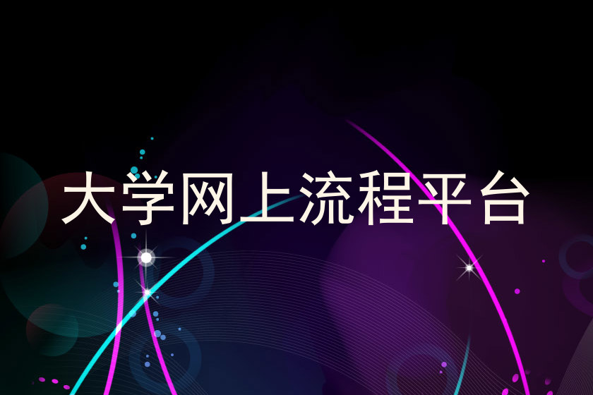 大学网上流程平台