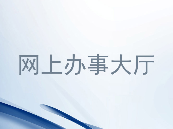 网上办事大厅