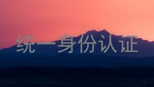 统一身份认证