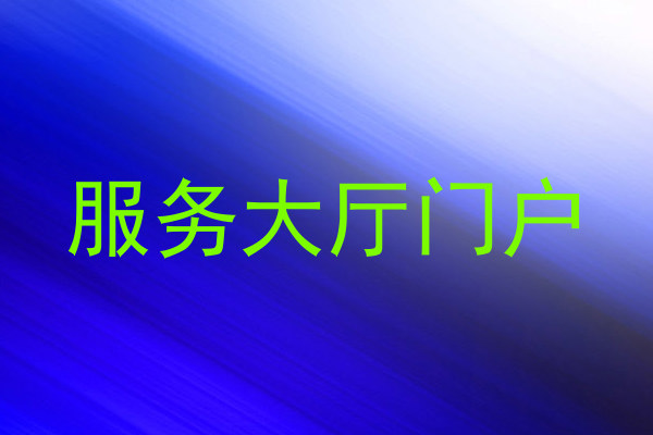 服务大厅门户