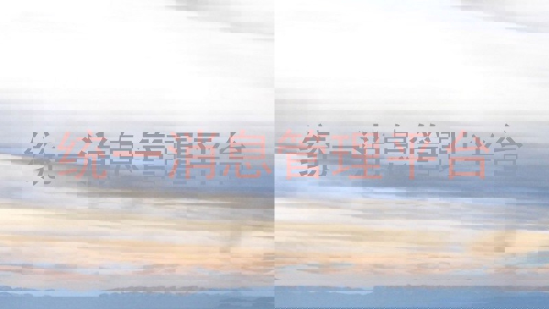统一消息管理平台