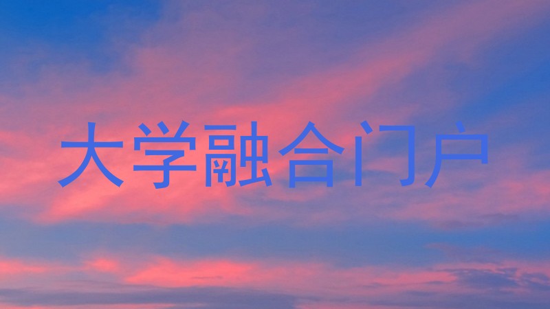 大学融合门户