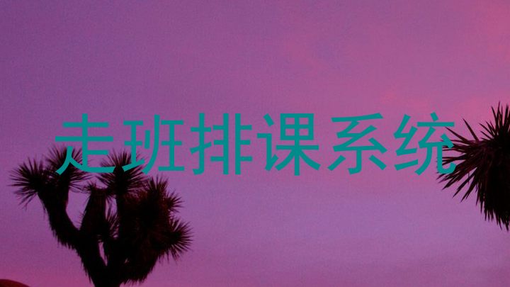 走班排课系统