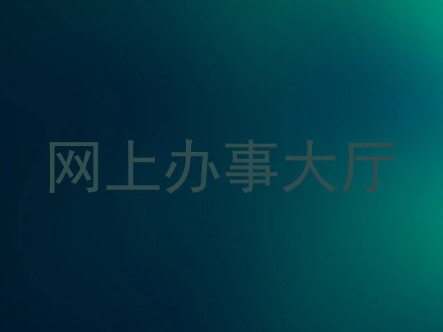 网上办事大厅