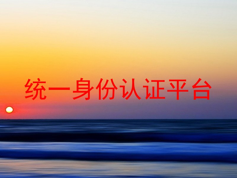 统一身份认证平台
