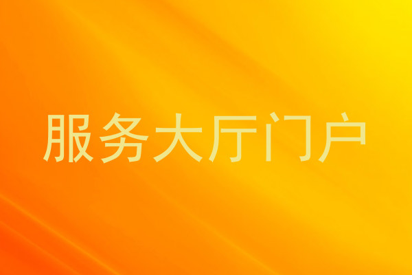 服务大厅门户