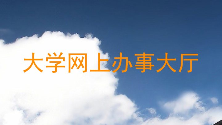 大学网上办事大厅