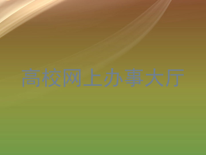 高校网上办事大厅