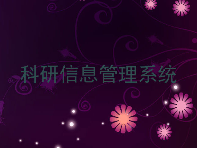科研信息管理系统