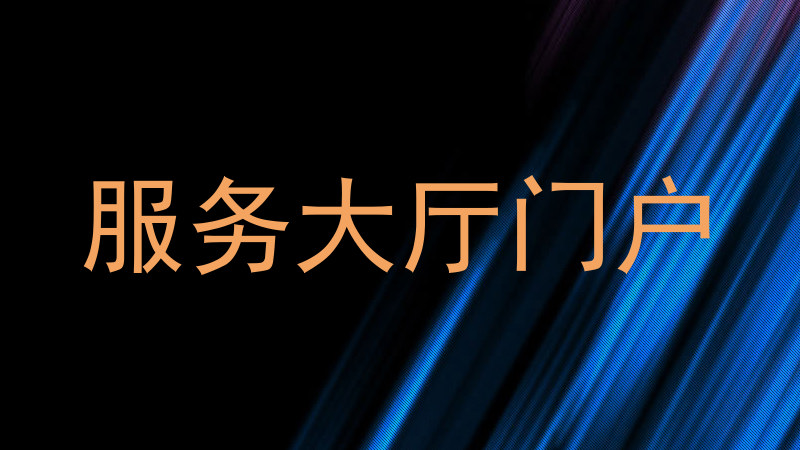 服务大厅门户