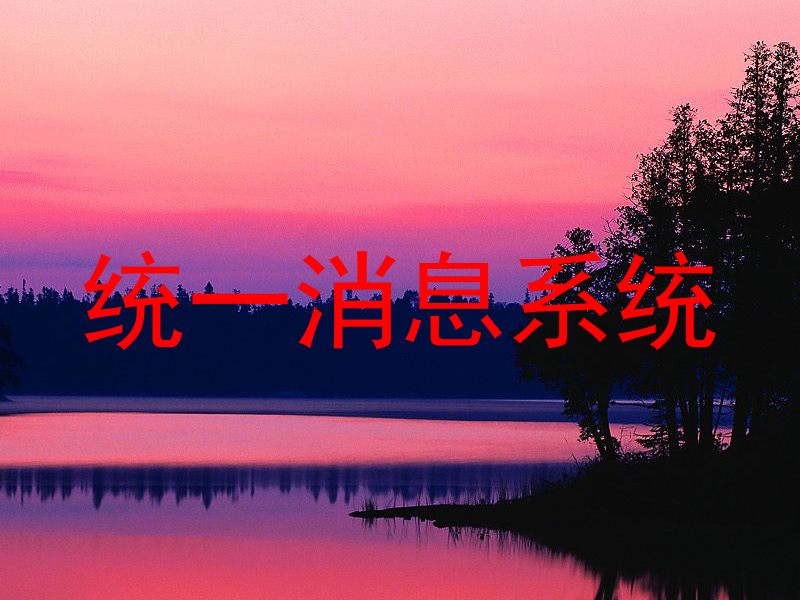 统一消息系统