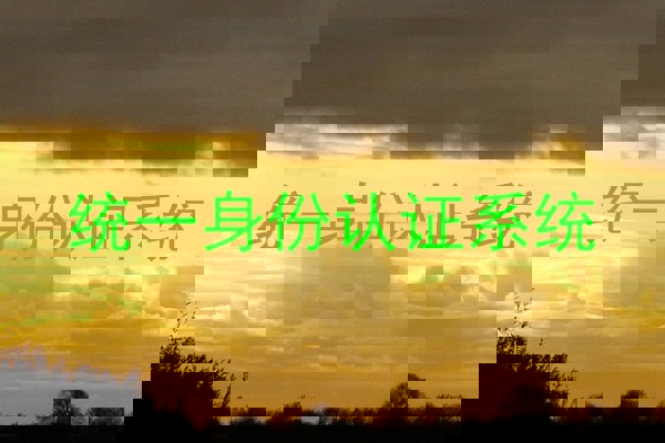 统一身份认证系统
