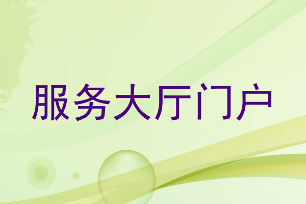 服务大厅门户