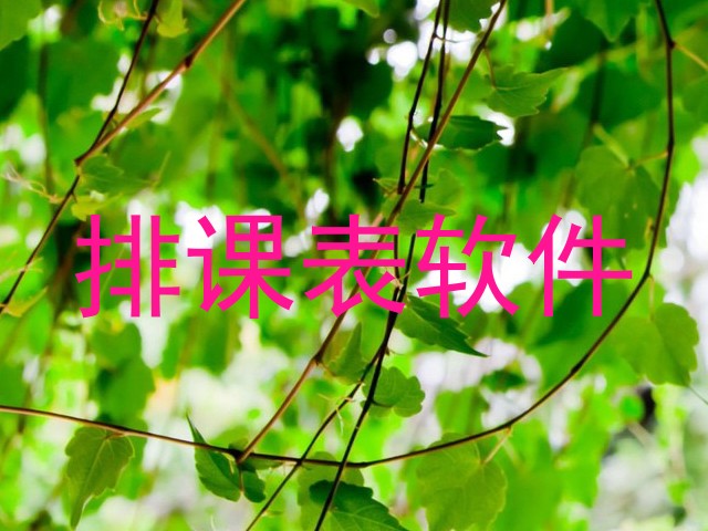 排课表软件