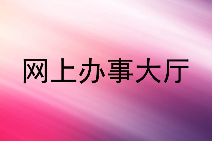 网上办事大厅
