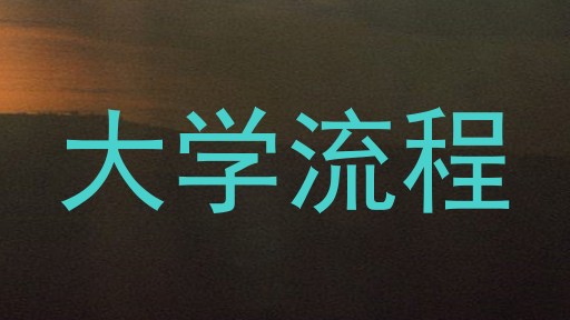 大学流程