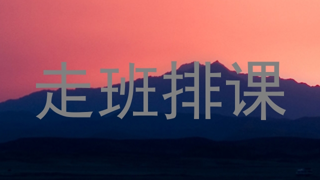 走班排课