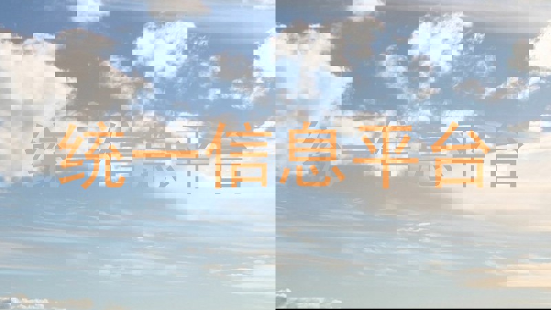统一信息平台
