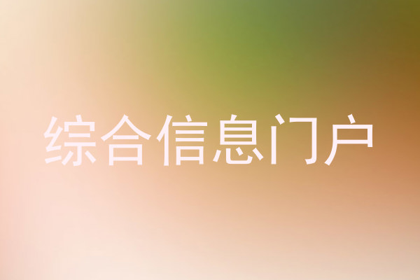 综合信息门户