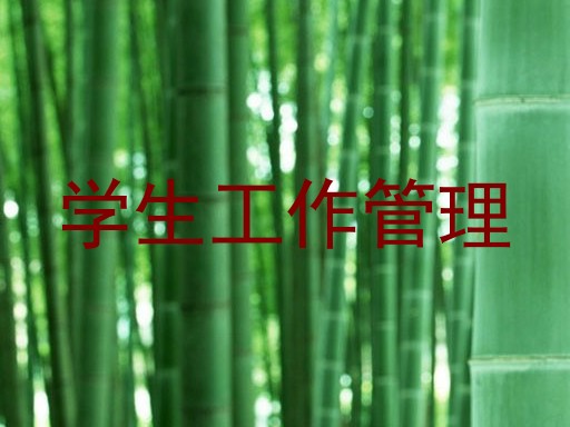 学生工作管理