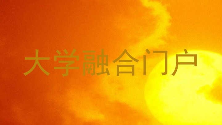 大学融合门户