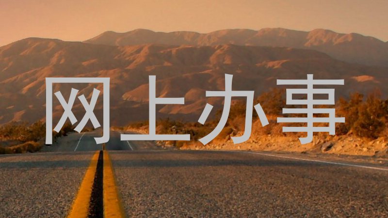 网上办事