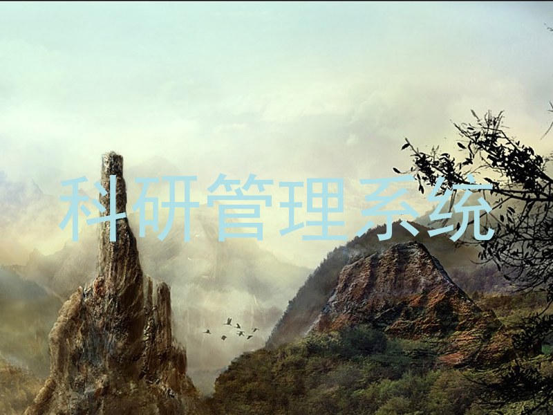 科研管理系统