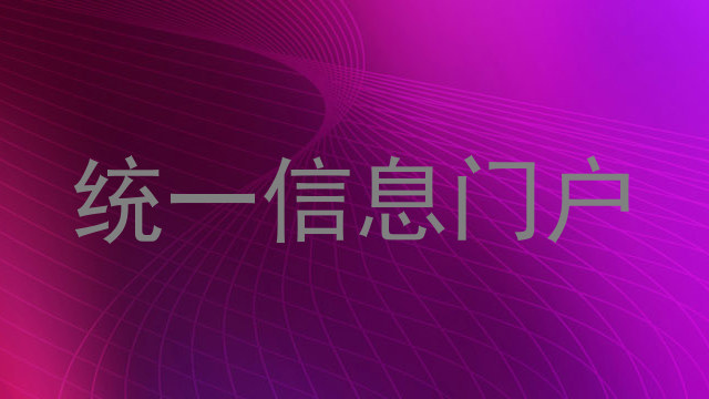 统一信息门户