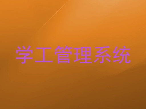学工管理系统