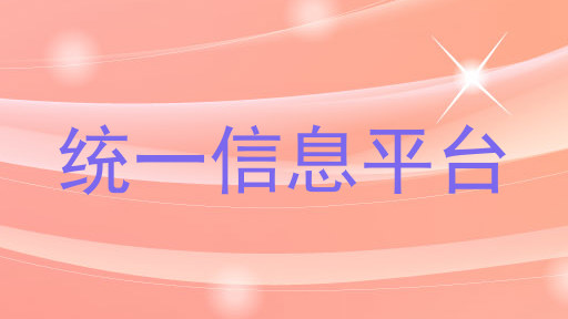 统一信息平台
