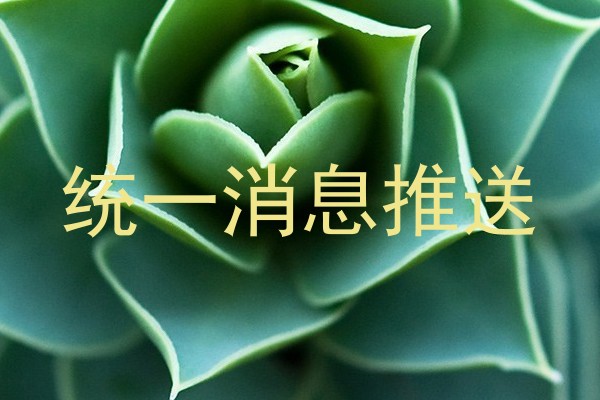 统一消息推送