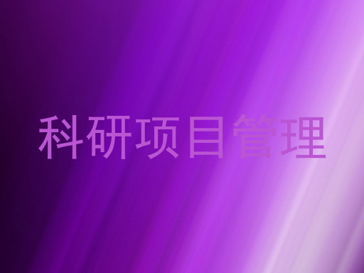 科研项目管理