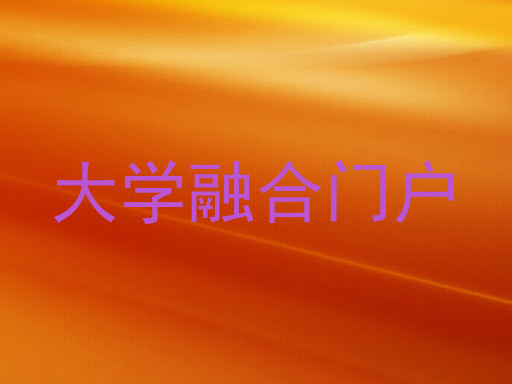 大学融合门户