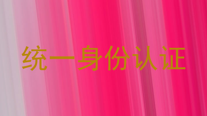 统一身份认证