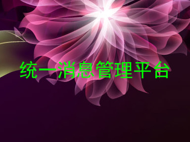 统一消息管理平台