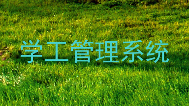 学工管理系统