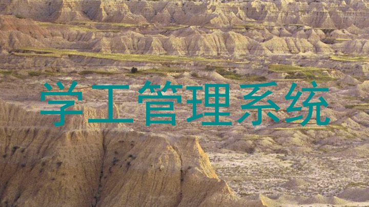 学工管理系统